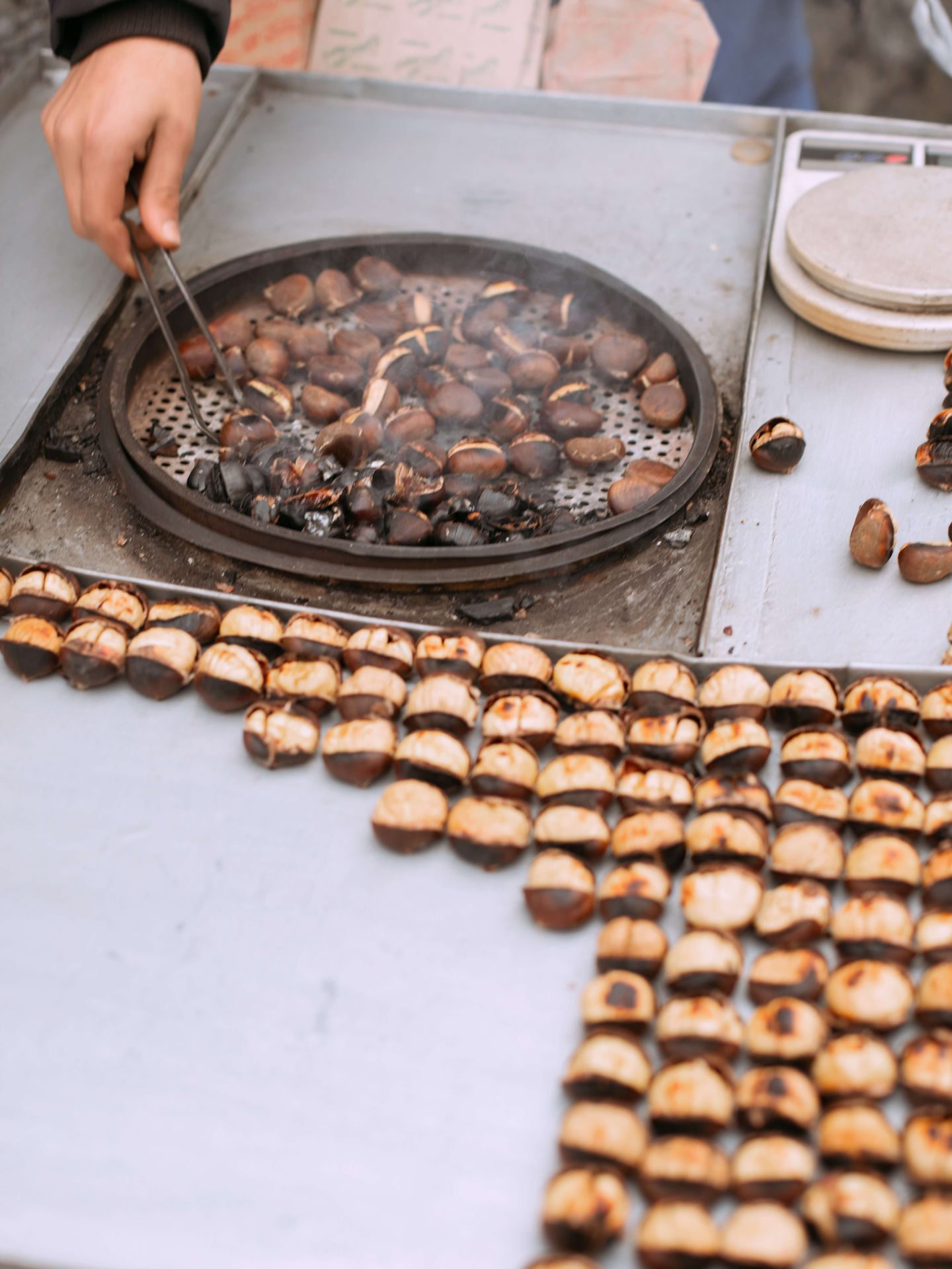 Castagne sul fuoco